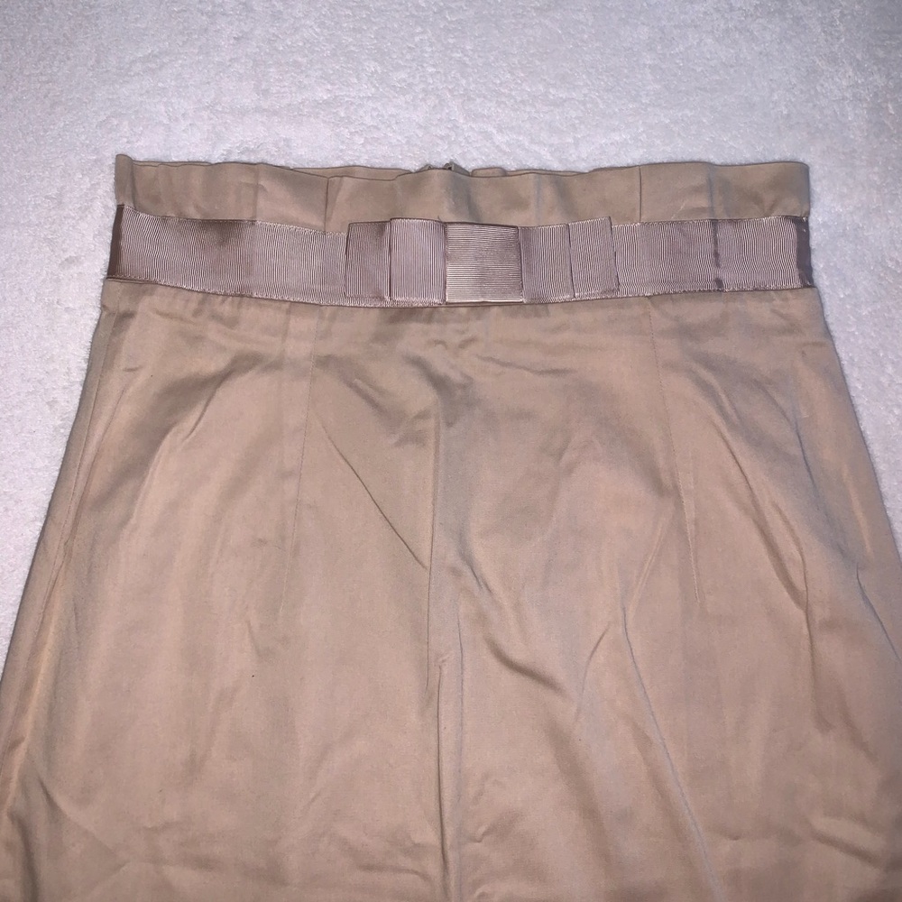 Miss Sixty Beige High Waist Bow Detail Midi Skirt - Picture 4 of 6